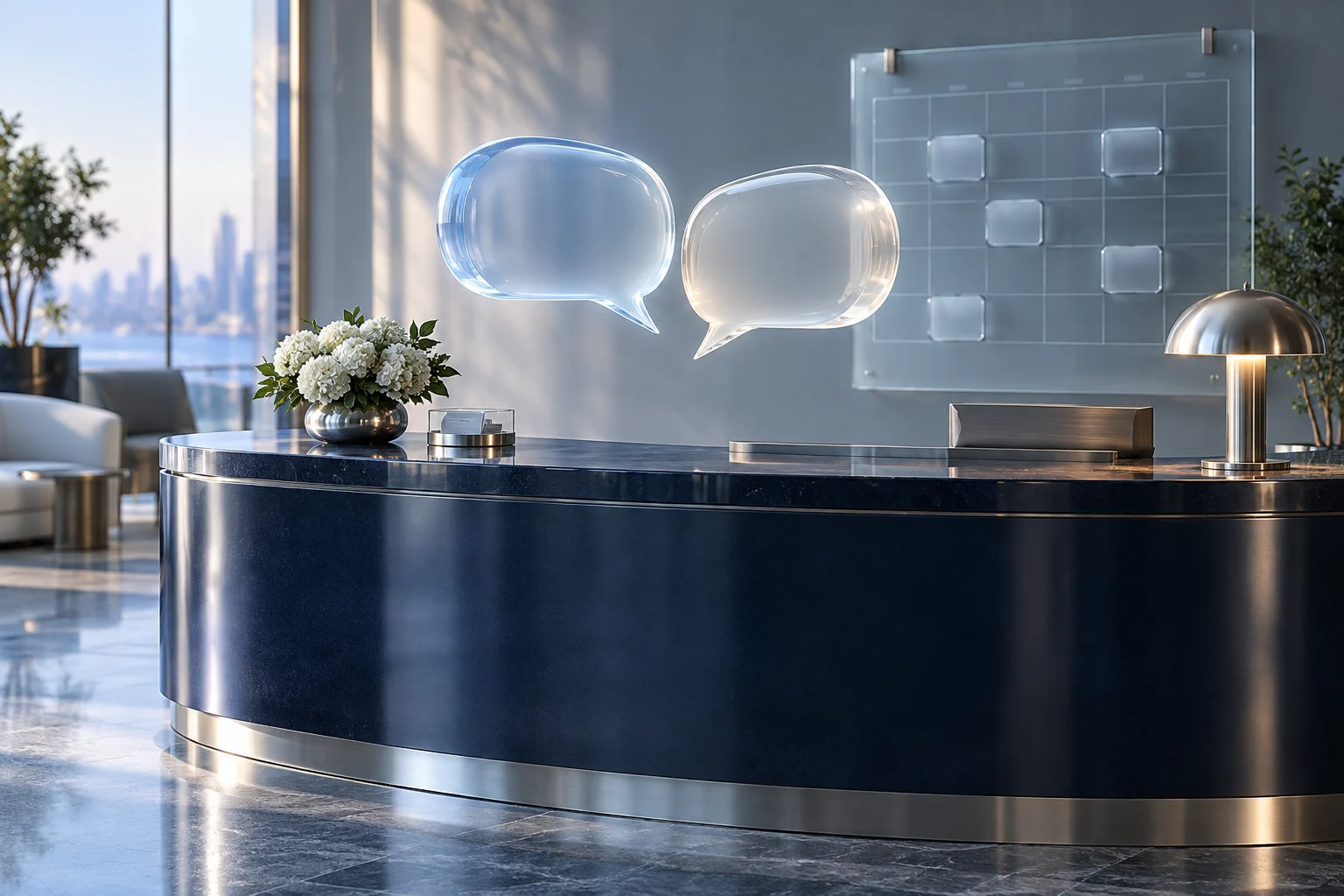 Vizuelni koncept: AI Receptionist — Scenariji prijema upita